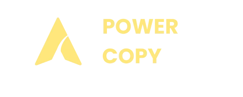 Power Copy logo rectangular