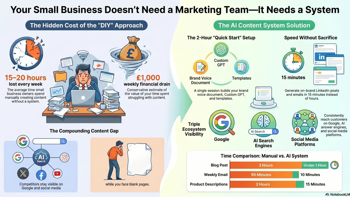 ai content system for small business