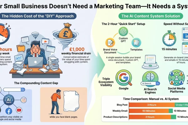 ai content system for small business
