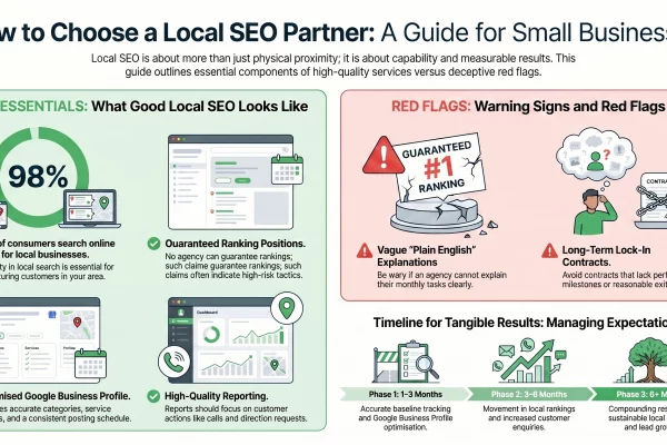 Local SEO services near me infographic