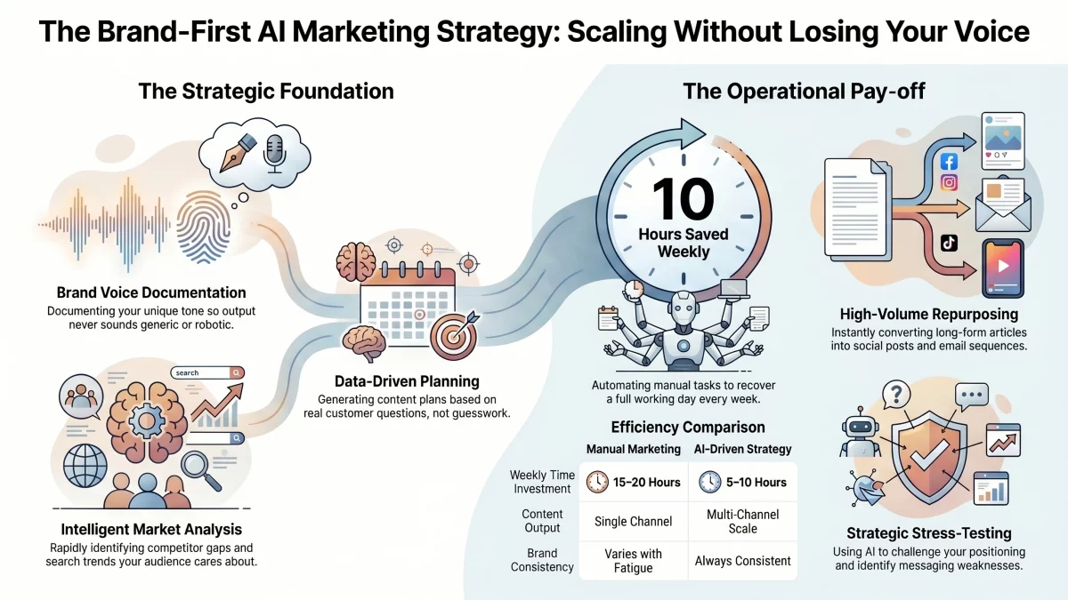 ai marketing strategy graphic